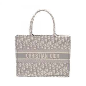 Christian Dior Dior BOOK TOTE Medium Oblique Tote Bag Handbag Canvas Women's ...